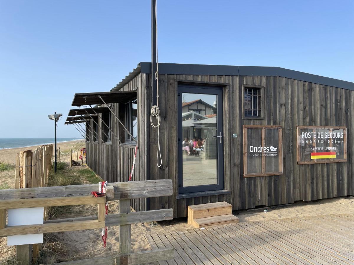 Chalet Paisible A La Plage, Piscine Et Tennis Ondres Eksteriør billede
